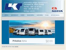 Tablet Screenshot of lkt-adria.com